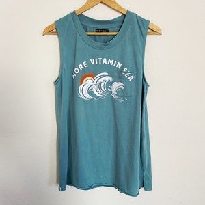 Fifth Sun More Vitamin Sea Graphic Tank Top S